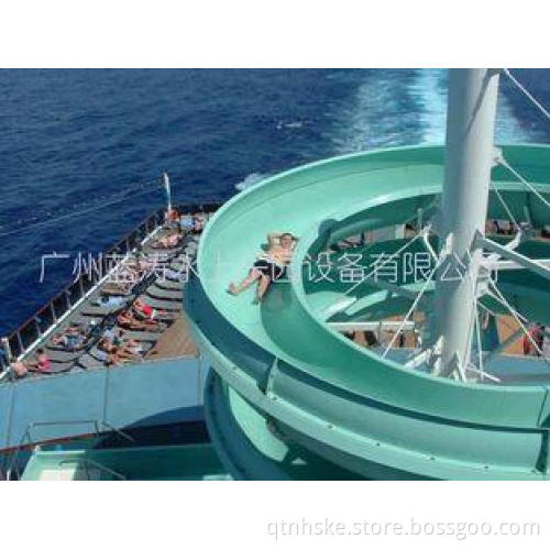 Spiral Fiberglass Water Slides Open Flume Water Slide For S